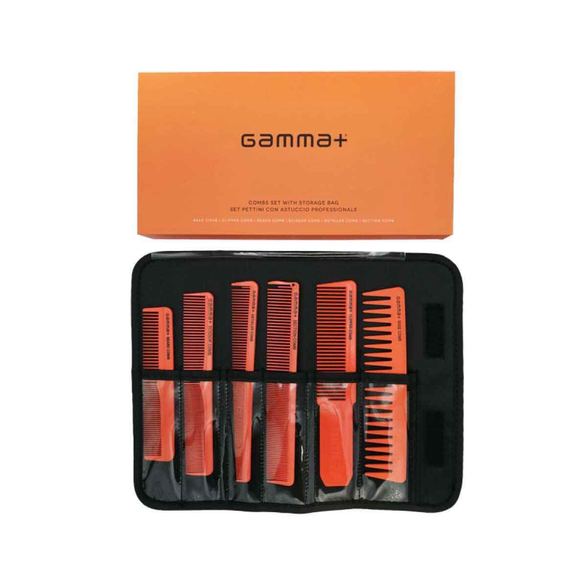 set-6-peignes-barber-gammapiu-orange