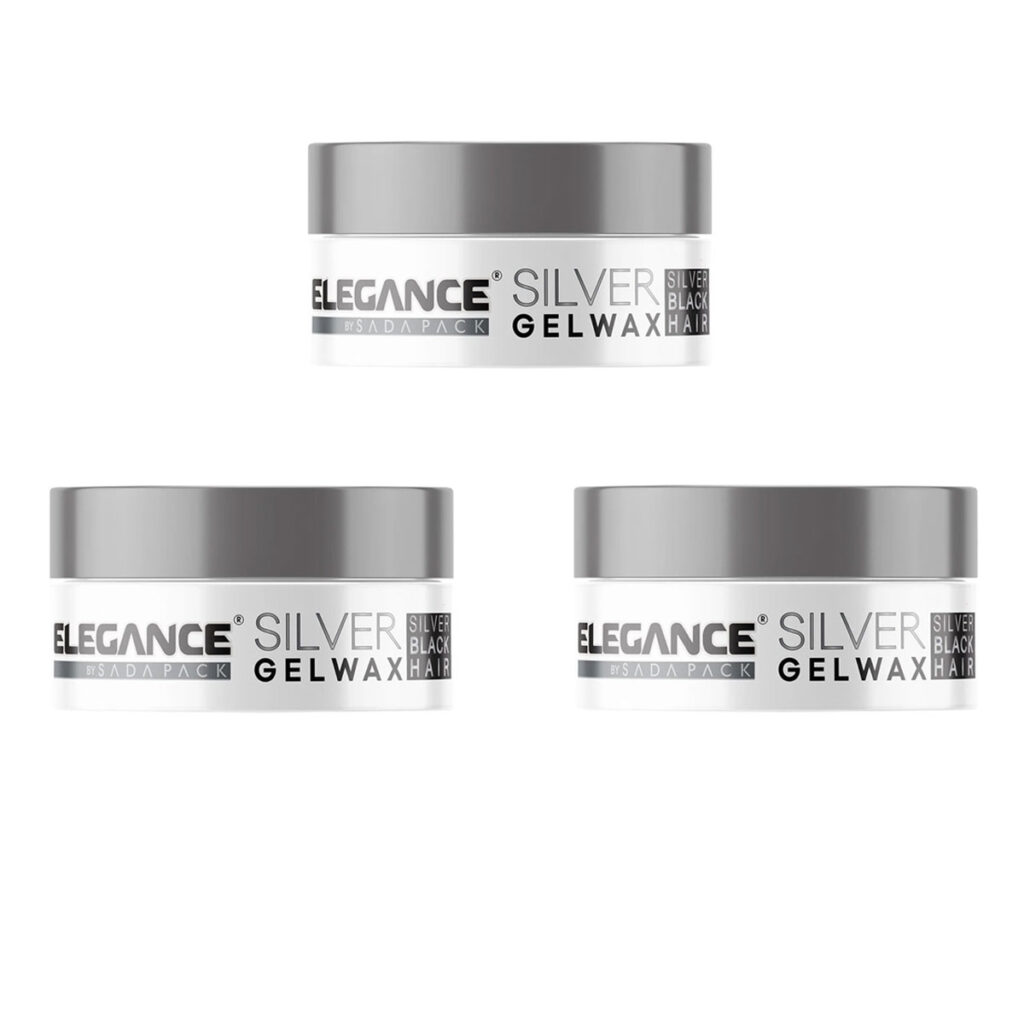 Lot de 2 + 1 Elegance Silver Wax